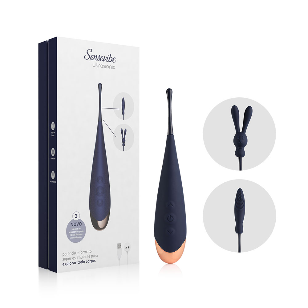 A Sos Vibrador E Estimulador De Clitóris Recarregável Sensevibe Smart